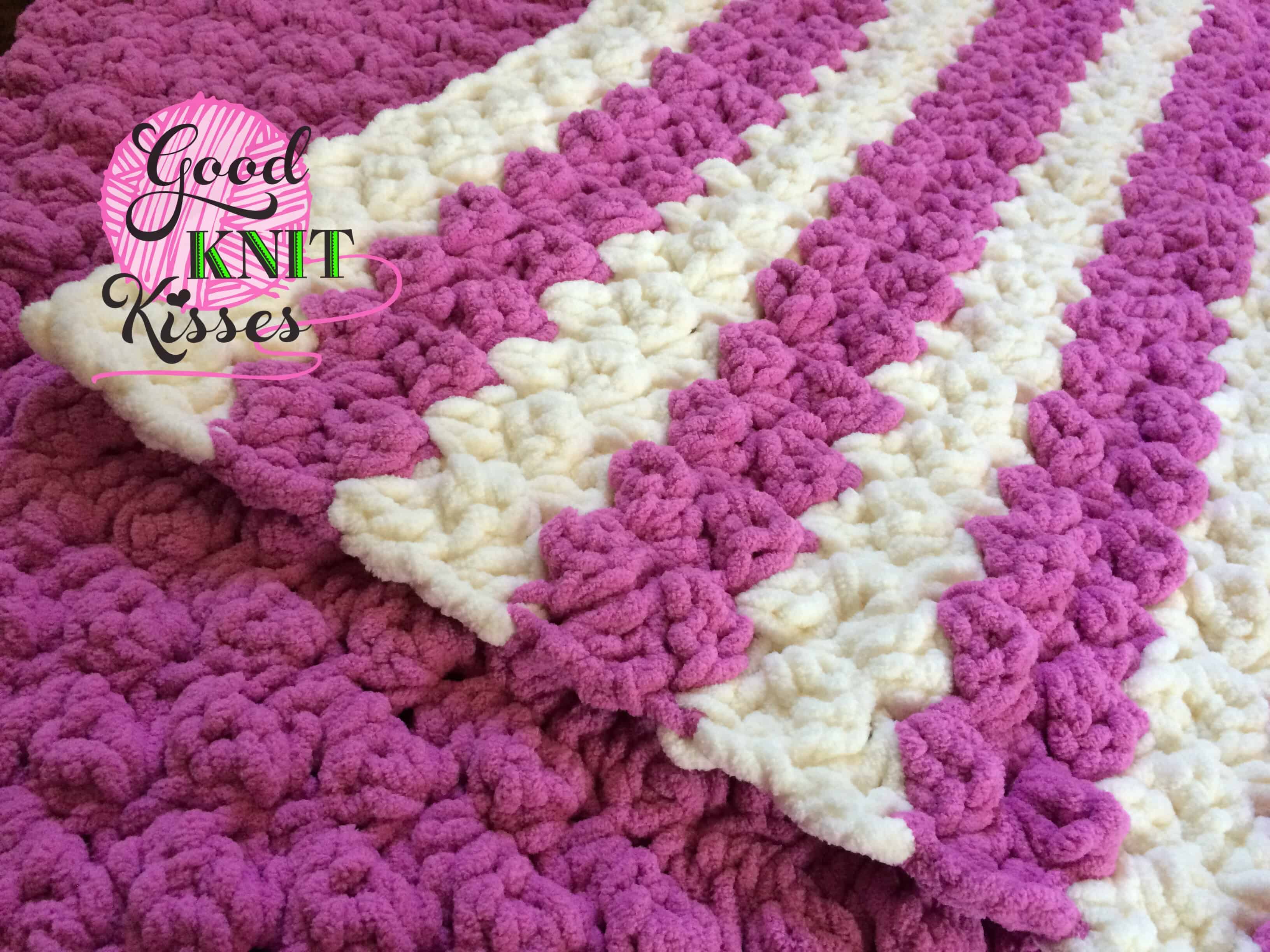 Marshmallow Crochet Baby Blanket  GoodKnit Kisses