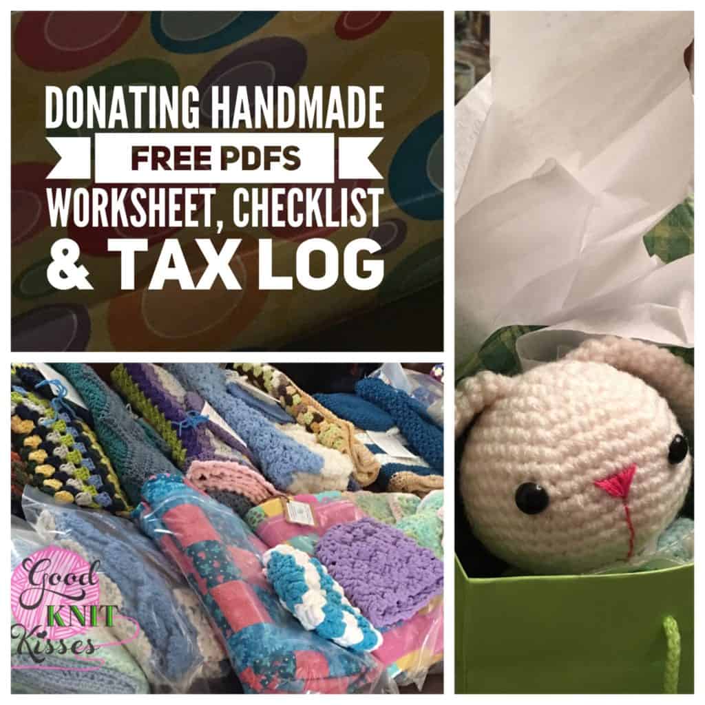 Donating Handmade Making it Work GoodKnit Kisses