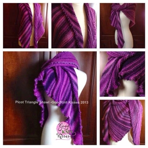 Picot Triangle Shawl