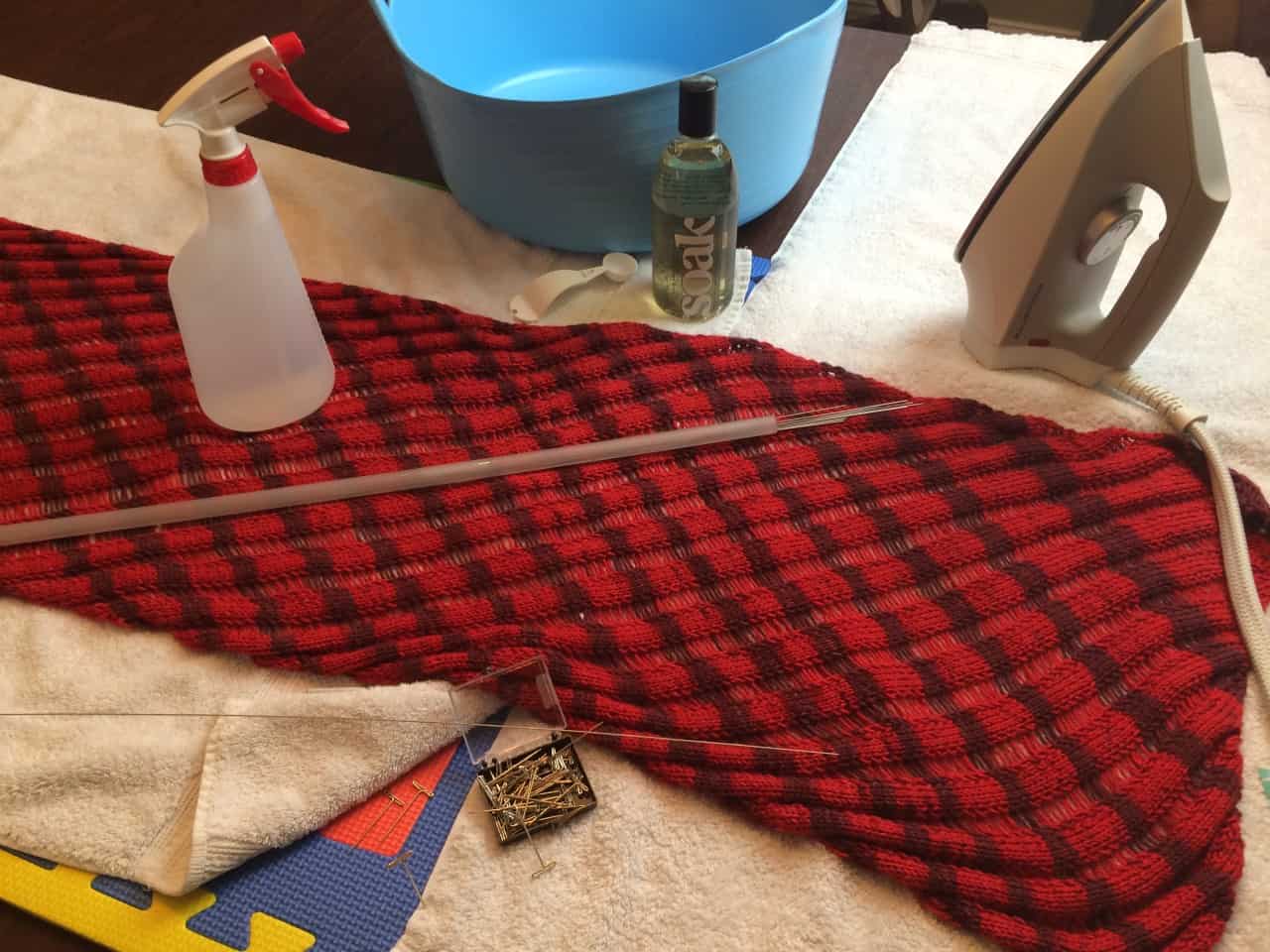 How to Wet Block Your Knitting GoodKnit Kisses