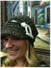 PDF: Loom Knit Slouchy Newsboy Hat