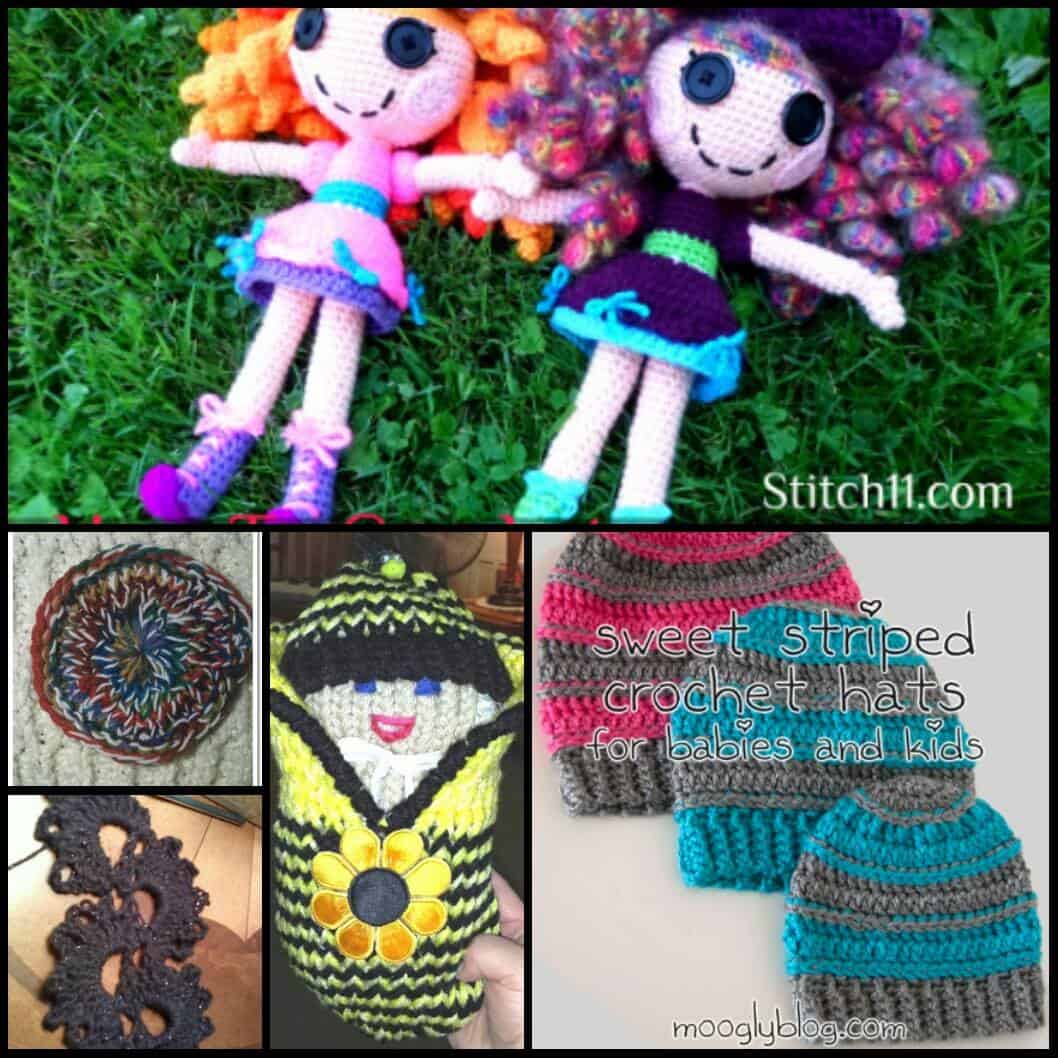 6 FREE gift patterns to Loom or Crochet