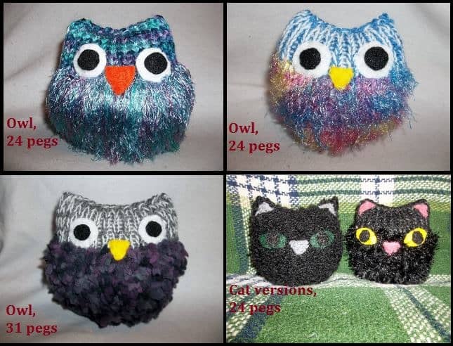 Loom Knit Owl – free pattern