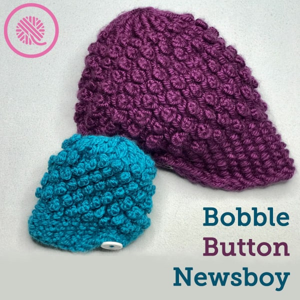 Go Retro with the Bobble Button Newsboy Hat