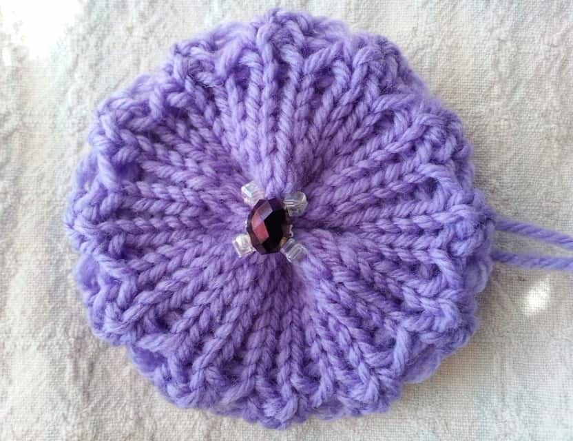 Frilly Quick Knit Flower | GoodKnit Kisses