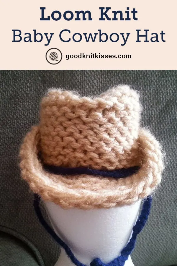 Loom Knit Cowboy Hat Pin image