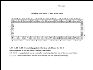 70 peg setup