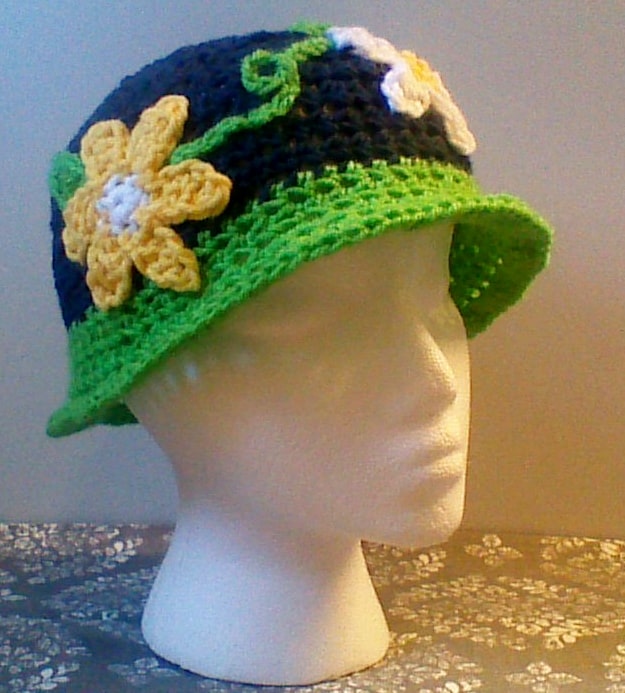 Daisy Chains and Laughs Beanie | Crochet