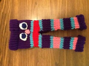 Loom Knit Baby Monster Pants