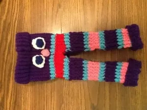 Loom Knit Baby Monster Pants