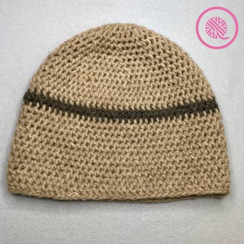 Boyfriend Hat using the Diamond Lace Stitch