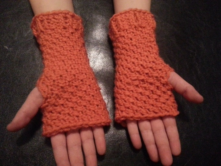 Fingerless Mittens | Loom