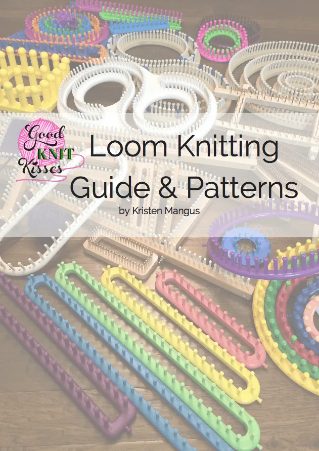 Loom knitting Book Loom Knitting Guide & Patterns eBook by Kristen Mangus