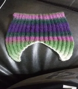 Loom Knit Mermaid Tail Flipper