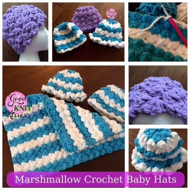 Marshmallow Crochet Baby Hat