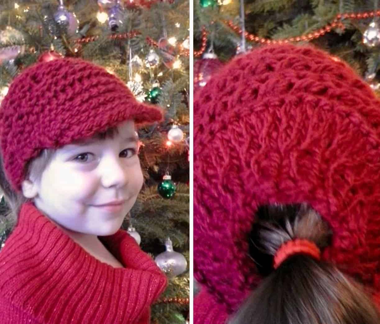 Newsboy Messy Bun Hat