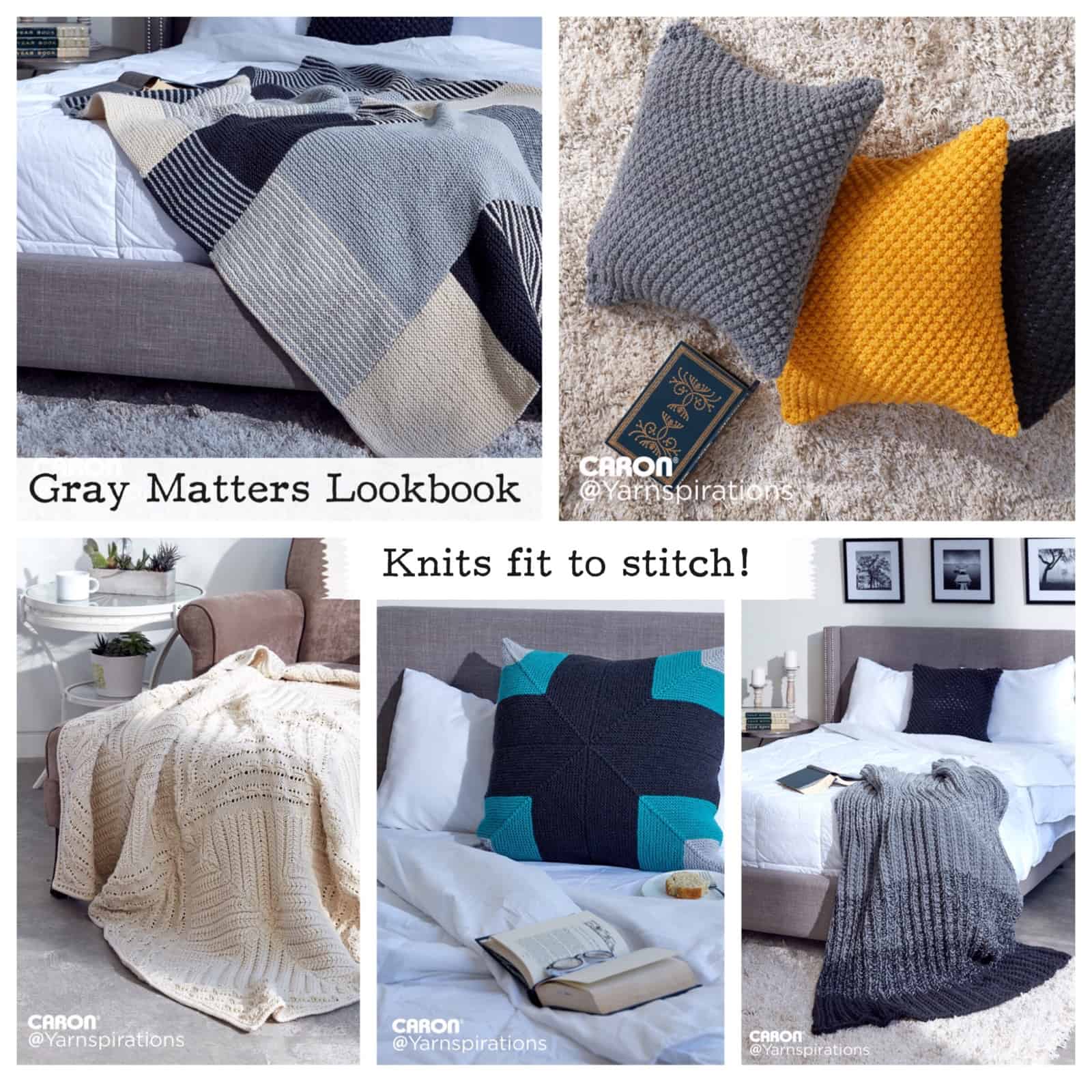 Gray Matters Lookbook by Yarnspirations