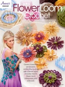 Flower Loom Techniques: Flower Loom Crochet Book Cover