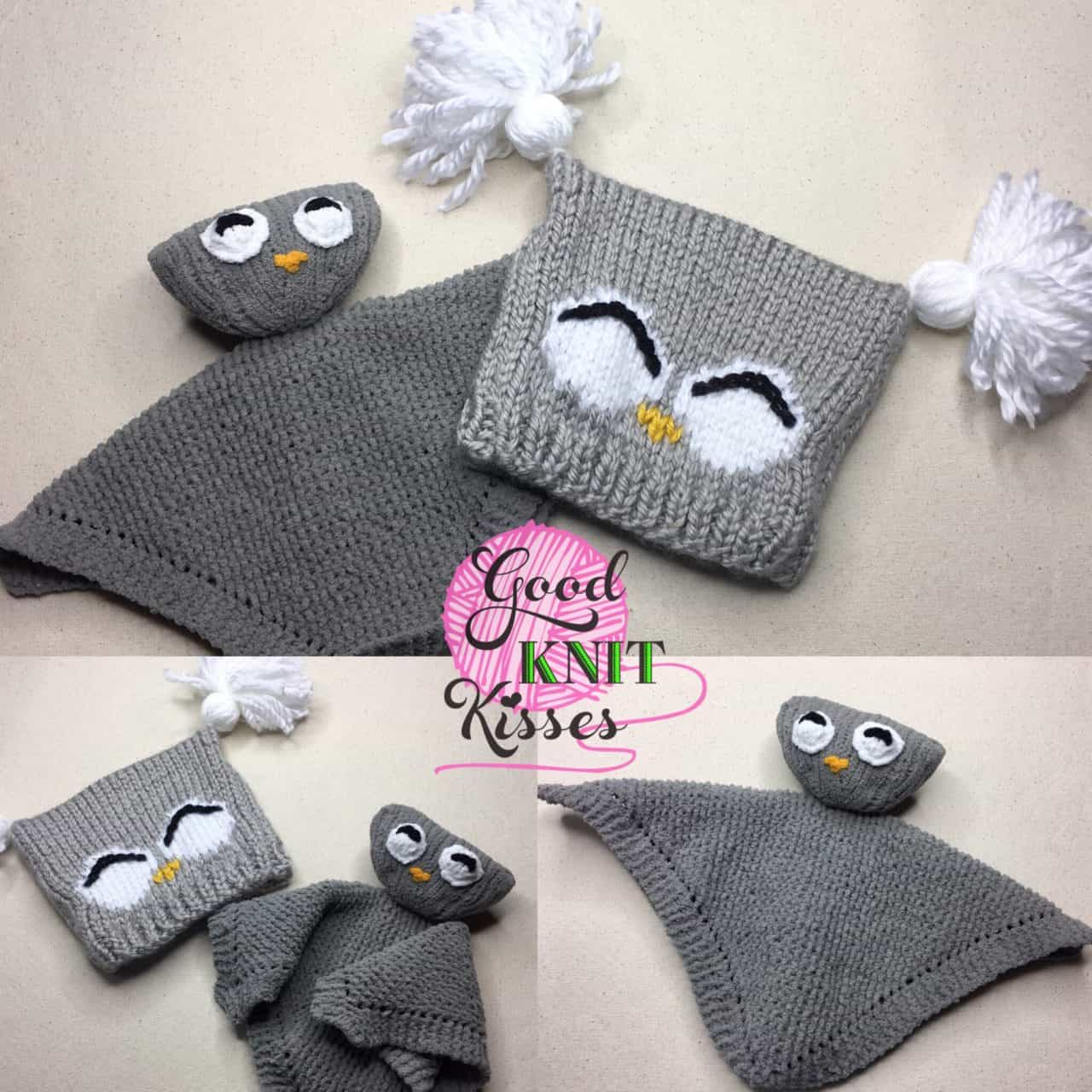 Knit Owl Hat Yarnspirations GoodKnit Kisses