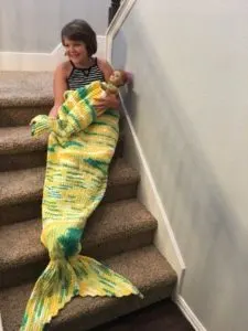 Mermaid Tail Snuggle Sack