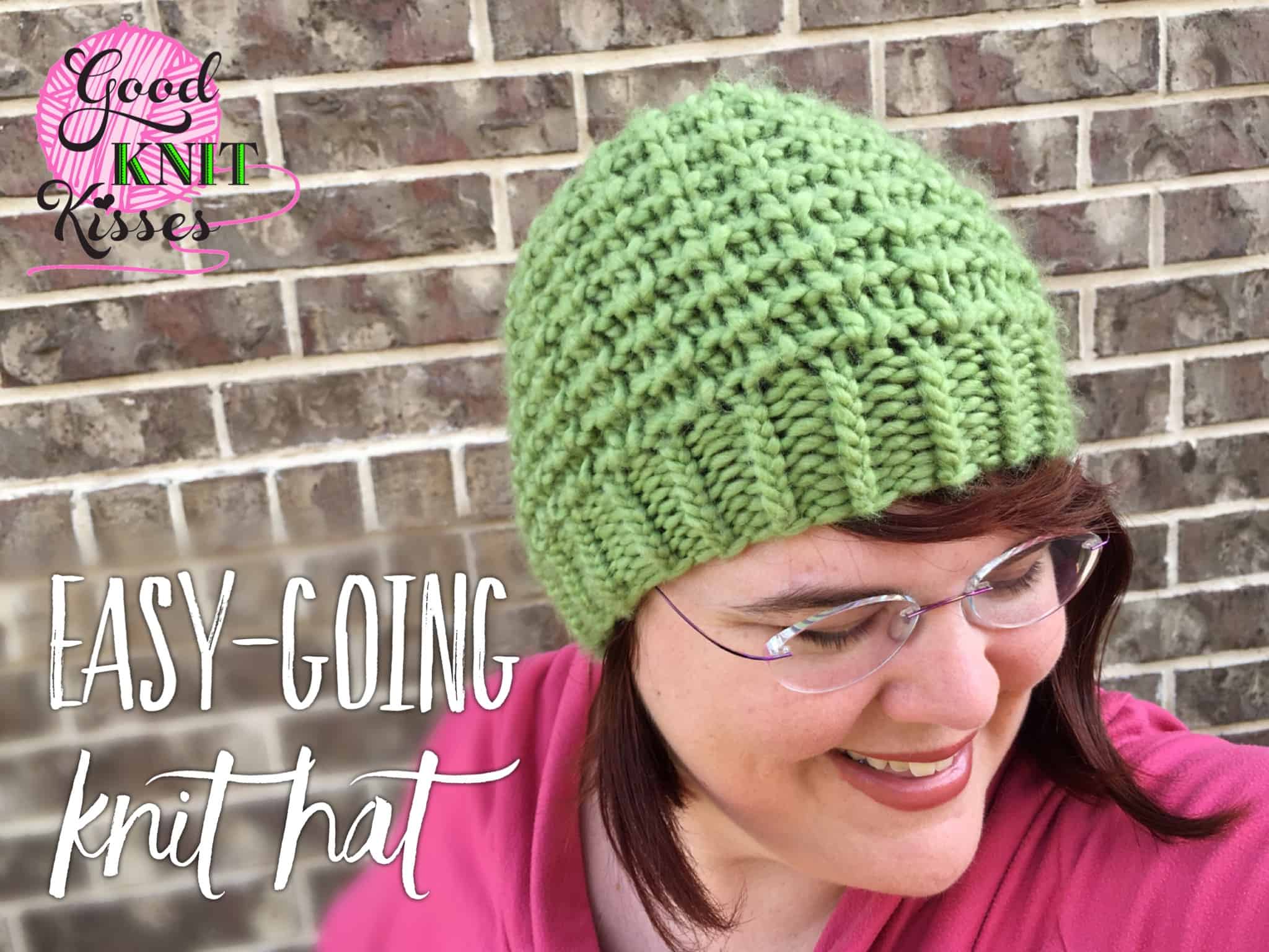 Easy-Going Knit Hat |Yarnspirations