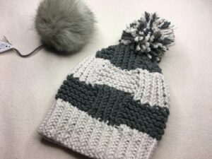 Box Stitch Knit Hat