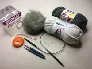 Box Stitch Knit Hat