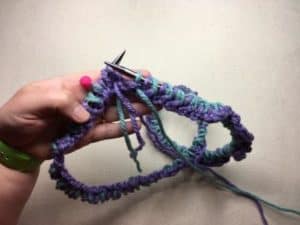 Brioche Accent Knit Cowl