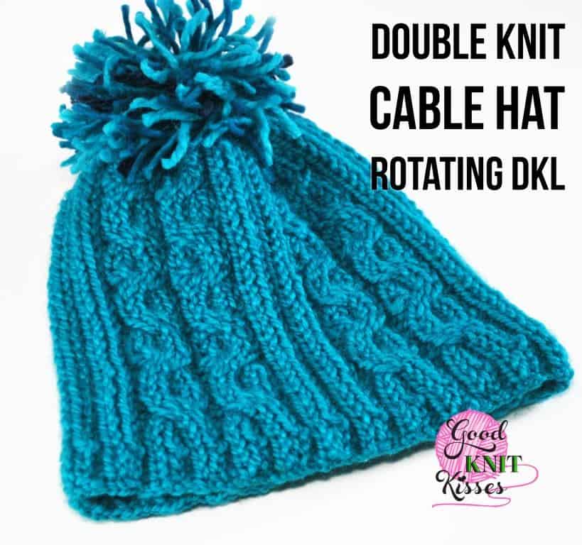 Double Knit Cable Hat | Rotating DKL