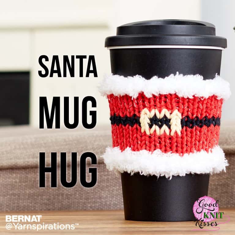 Santa Mug Hug | Yarnspirations