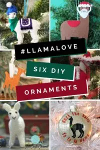 Llama wish you a Merry Christmas with this fun Santa Sombrero Llama ornament. https://www.goodknitkisses.com/santa-sombrero-llama-ornament/ #goodknitkisses #llamalove