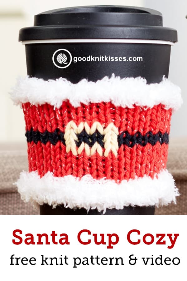 santa mug hug cup cozy on cup