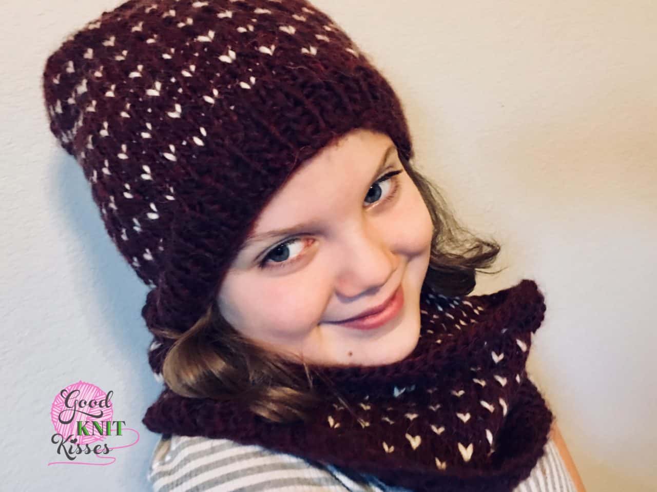 Bring On the Color with this Easy Fair Isle Knit Hat GoodKnit Kisses