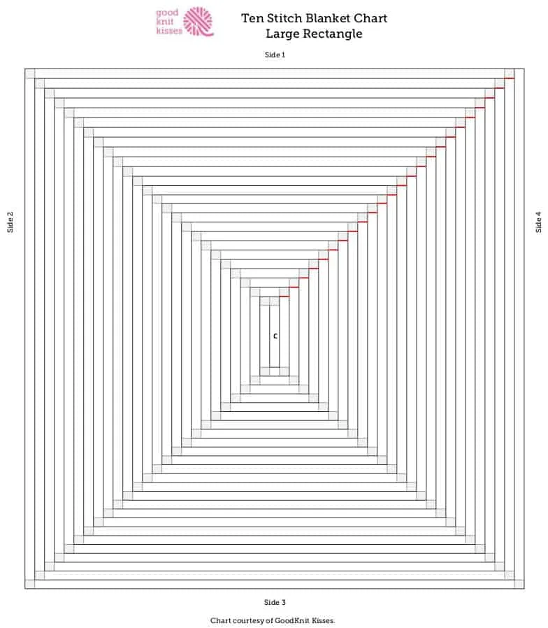 Ten Stitch Color Charts