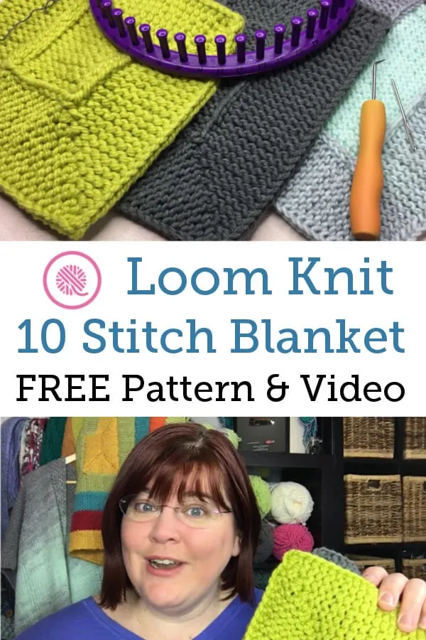 Ten Stitch Blanket Pattern Pinterest Pin Loom with samples