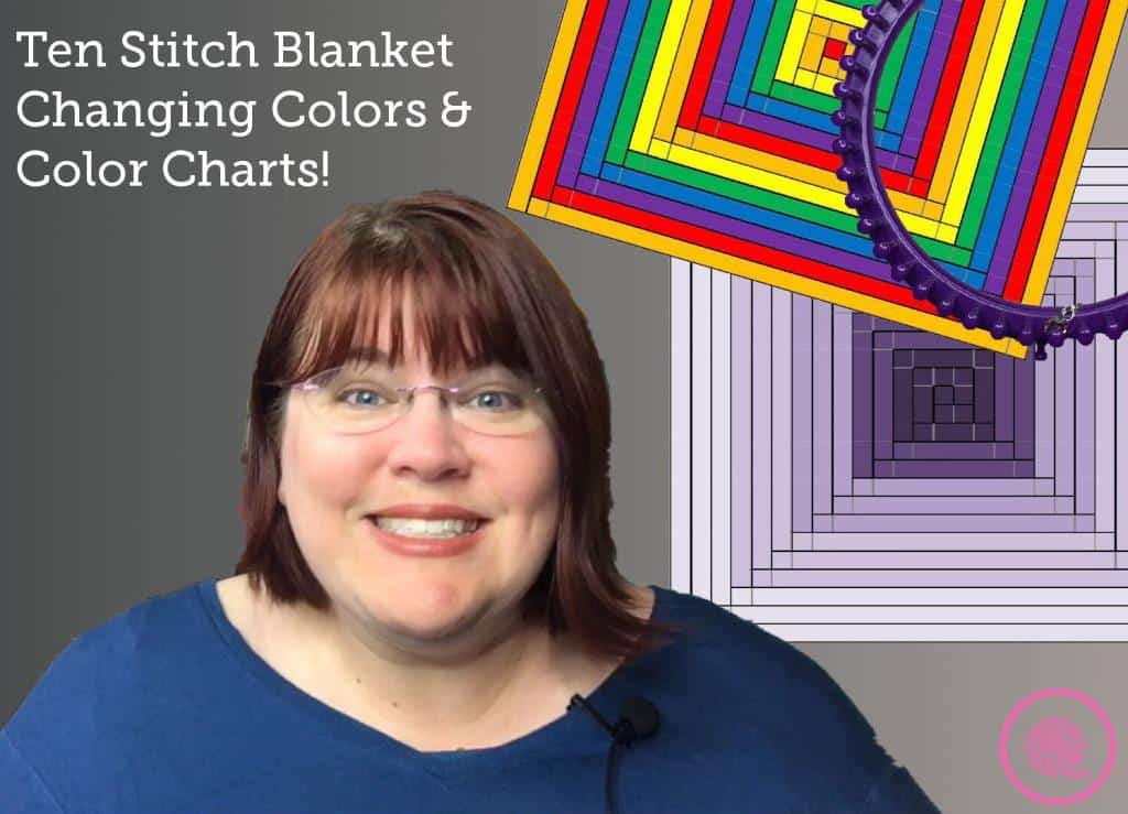 Ten Stitch Color Charts & Changing Color