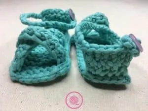 New Loom Knit Baby Sandals Video