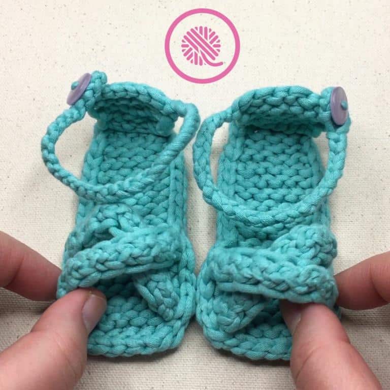 Loom Knit Baby Sandals VIDEO!!