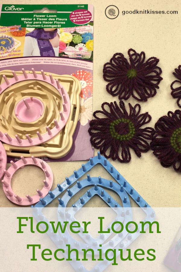 Flower Loom Techniques HanaAmi Flower Loom GoodKnit Kisses