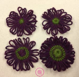 Flower Loom Techniques: 4 varieties of loom knit flowers