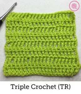 How to Crochet the Triple/Treble Crochet Stitch