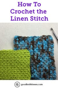 How to Crochet Linen Stitch Pin Image
