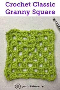 How to Crochet Granny Squares Classic Granny Pin Image