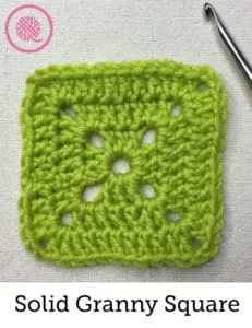 How to Crochet Granny Squares Solid Granny Image