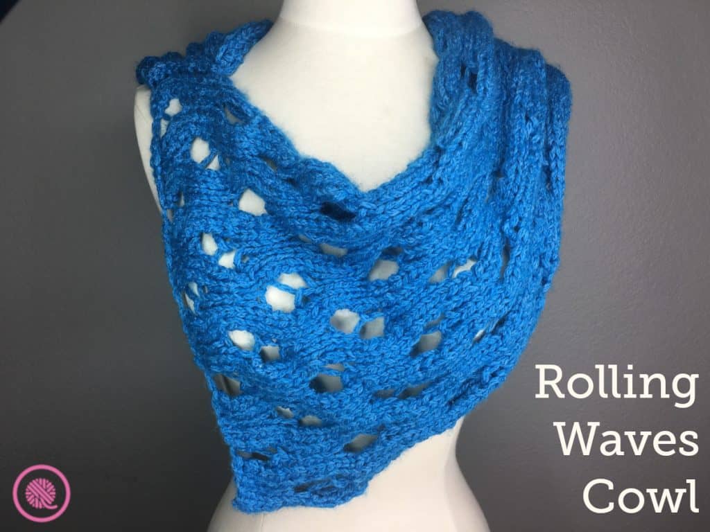 Rolling Waves Cowl | Needle Knit