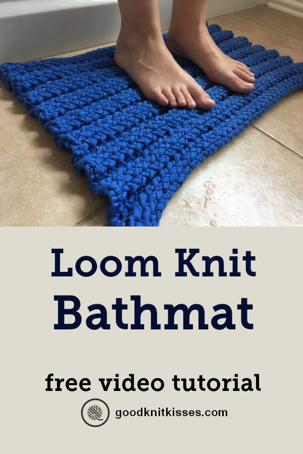 Loom Knit Batmat PIN Image