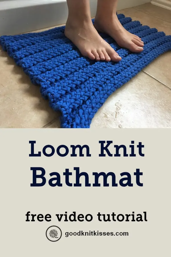 Loom Knit Batmat PIN Image