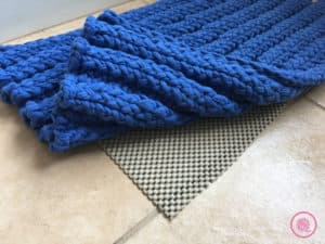 Loom Knit Bathmat Non Slip Liner
