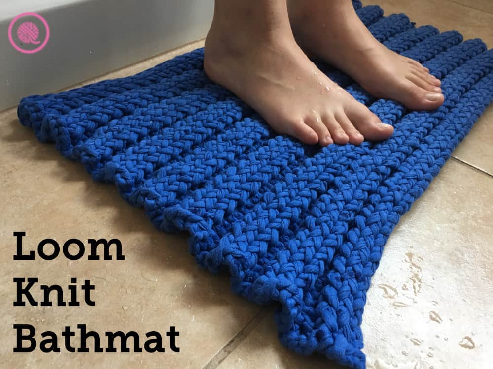 Loom Knit Bathmat
