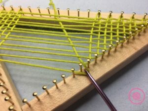 How To Weave on a Triangle Loom